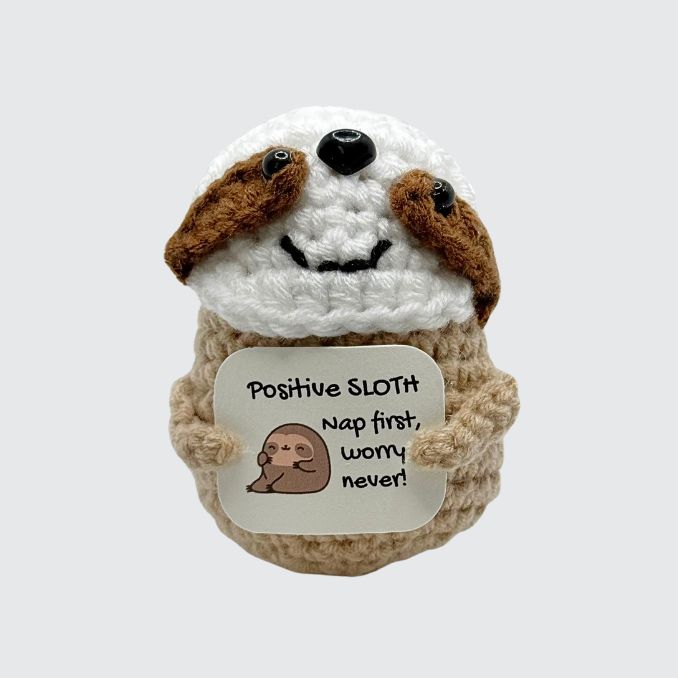 Positive Sloth Plushie