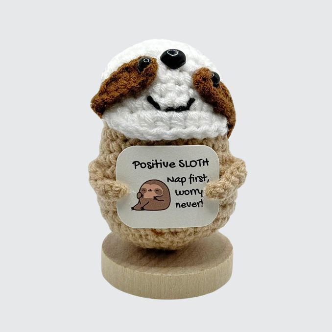 Positive Sloth Plushie