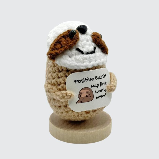 Positive Sloth Plushie